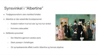 quotEt dukkehjemquot og Albertine [upl. by Niwrud]