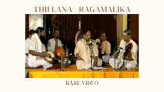 Thillana  Ragamalika  Dr M Balamuralikrishna  MS Gopalakrishnan  Guru Karaikudi R Mani [upl. by Edieh675]