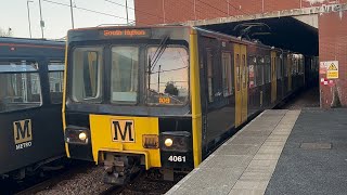 Tyne and Wear Metro  Metrocars 40614053 at Pallion [upl. by Naujud]