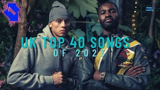 Top 40 Hit Songs Of 2023 UK Singles Chart [upl. by Yenot]