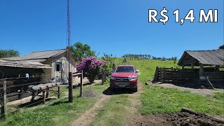 ®SÍTIO 193 HECTARES PÉ NO ASFALTO RICO EM ÁGUA R 14 MICódigo1999 [upl. by Redle]