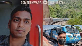 Gomteshwara Express Never miss the views of Western Ghats weternghats mangalore bangalore [upl. by Ahsikym]