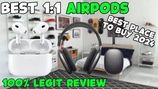 Reviewing Fake 11 AirPods amp AirPod Maxes SO CHEAP [upl. by Attennyl636]