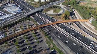 Bike Path Trail Overpass Construction at Jeffrey RdI5 As of November 22 2024 [upl. by Jehu]