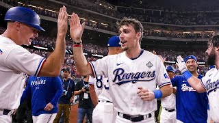 Texas Rangers rookie Evan Carter talks peace passion amp purpose after World Series win [upl. by Killy263]