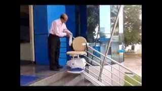 Handicare Straight Stairlift Installation at Bangalore Aarding Stairlifts [upl. by Earahc]