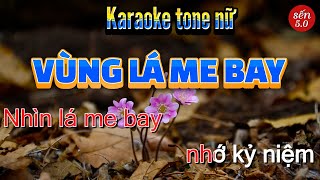 Karaoke Vùng Lá Me Bay Tone Nữ l Sến 50 [upl. by Narut]