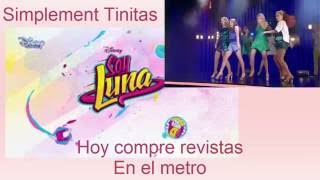 Soy luna  A Rodar Mi Vida chicas  Open Music LETRA [upl. by Sisi965]