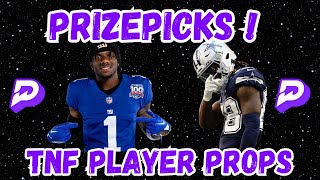 BEST FREE TNF PRIZEPICKS PLAYER PROPS COWBOYS vs GIANTS 0926 NFL BETS [upl. by Egwan]