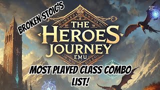 The Heroes Journey Top Played Class Combinations [upl. by Torbart]