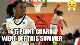 65 POINT GUARD WENT OFF THIS SUMMER Jasper Johnson EYBL Highlights [upl. by Georgette486]