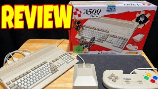 The A500 Mini Review Classic Amiga is Back [upl. by Enileve]