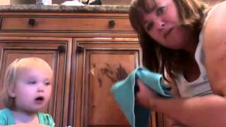 Norwex Envirocloth cleans kitchen cabinets [upl. by Ofori]