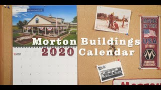 Morton Buildings 2020 Calendar Davids Home [upl. by Noni]