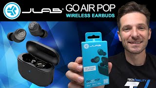 JLAB GO AIR POP True Wireless Earbuds Unboxing Setup Review [upl. by Silvan354]