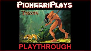 Disneys Tarzan PS1  Playthrough [upl. by Einnov]