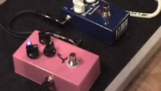 MI Audio Blues Pro vs Gearmanndude LUTHER DRIVE overdrive pedal shootout w Strat amp Blues Jr [upl. by Ellekim]