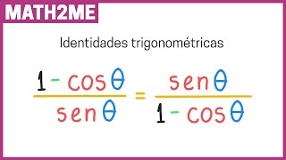 Demostrar Identidades Trigonométricas  Proporción  Ejemplo 1 [upl. by Atikal440]