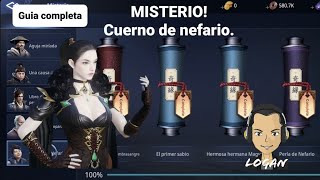 Misterios Guía completa MIR4 Cuerno de Nefario [upl. by Pik]