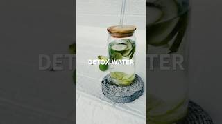 Detox water  weight loss  Clear skin💫 fyp weightloss detoxwater ytshorts [upl. by Selle]