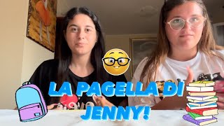 COMMENTIAMO LA PAGELLA DI JENNY 📚🏫 [upl. by Husein]