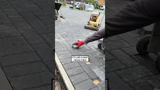 Satisfying Brick Paving 🧱 🎥 ttelchrisconstruction [upl. by Lock]