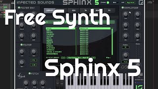 Free Synth  Sphinx 5 No Talking [upl. by Namilus]