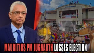 Mauritius Prime Minister Jugnauth Concedes Election Defeat [upl. by Dorren988]