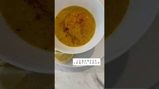 Traditional Lebanese Lentil Soup Recipe  Authentic Easy and Quick Meal [upl. by Ayad]