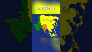 Asia Battle Royale countryballs war mapping asia [upl. by Arednaxela404]