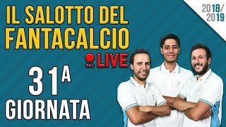 CONSIGLI FANTACALCIO 31GIORNATA  LIVE [upl. by Jarvey]