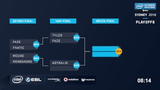 TR IEM Sydney 2018 Playoff mücadeleleri başlıyor Faze vs Fnatic Mouse vs Renegades [upl. by Maurie118]