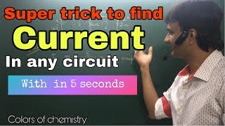 Thevenin’s theoremhow to find current by super trick [upl. by Adnirual139]