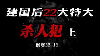 建国后22大特大杀人犯，上！排名靠后的11个人 [upl. by Aneehsar]