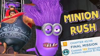 Minion Rush Final Mission Chapter 4345 walkthrough prize pods rewards funny minions game gameplay [upl. by Kalil]