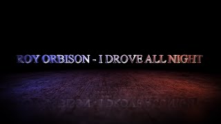 Roy Orbison  I Drove All Night guitar cover with rolling tabs [upl. by Gnik102]