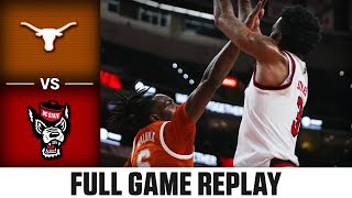 Texas vs NC State Full Game Replay  202425 ACC Mens Basketball [upl. by Sualohcin]