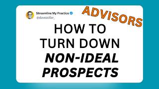 How To quotDeclinequot NonIdeal Prospects Who Were Referred [upl. by Oizirbaf241]