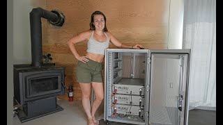 Doubling Our Off Grid Battery Storage With Ruixu 48v Server Rack Batteries DIY Solar System [upl. by Nnylyma]