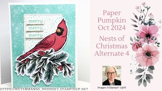 Oct 2024 Paper Pumpkin Nests of Christmas Alternate 4 [upl. by Bbor]