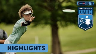 Round 2 Highlights FPO  2023 Dynamic Discs Open [upl. by Archer]