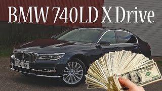 2016 BMW 740LD xDrive  for the rich and famous only  First Drive [upl. by Inalaeham]