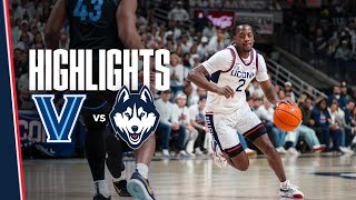 HIGHLIGHTS  1 UConn Men’s Basketball vs Villanova [upl. by Aeniah]