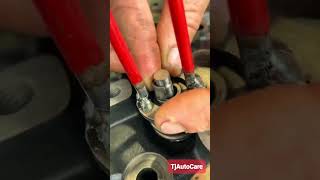 valve keeper lock installation engine car mechanic automobile short TjAutoCare [upl. by Sucramal]