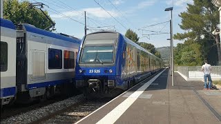 LArrivée dun train en gare de La Ciotat 2020 [upl. by Ardiekal]