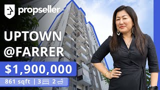 Chic Loft in Vibrant Farrer Park 3BR Unit at Uptown  Farrer  Propseller Property Tours [upl. by Inalaehak]