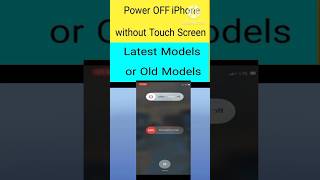 how to turn off iphone without touch screen  how to power off iphone without touch screen [upl. by Airamahs491]