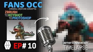 FANS OCC  EP10 Artist Commentary Timelapse  Alexandra Fler Malygina Concept [upl. by Tiana]