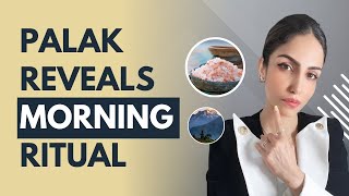 Palak Midha Reveals Her Morning Ritual himalayanpinksalt morningritual palakmidha [upl. by Wiedmann873]