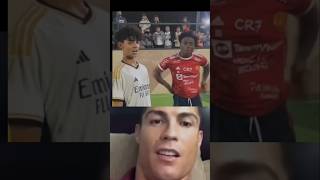 🤣🤣Ronaldo reaction to his Son football ishowspeed ronaldo memes reaction shorts fypシ゚ funny [upl. by Korrie486]